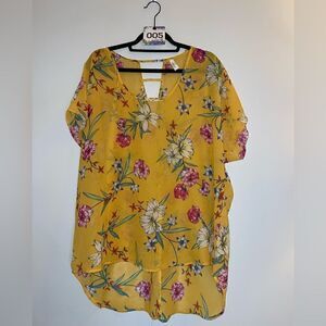 Live 4 Truth Sheer Floral Blouse